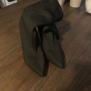 Stiletto ankle boots.